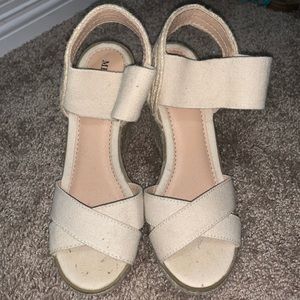 Target brand nude wedges
